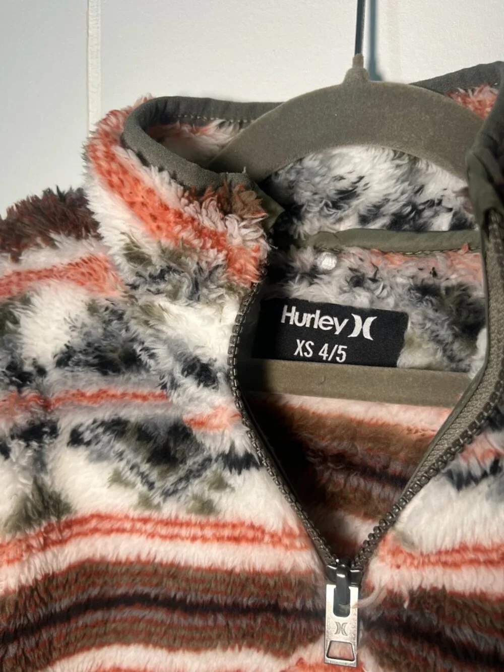 Kids Hurley Fleece Quarter Zip w/ Pockets | XS | 4/5